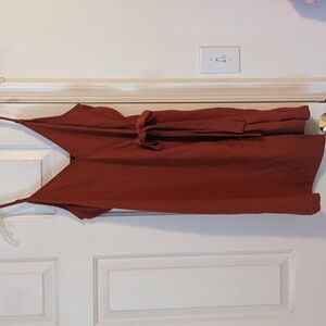 Burnt Orange Mini Dress